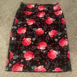 Floral Pencil Skirt